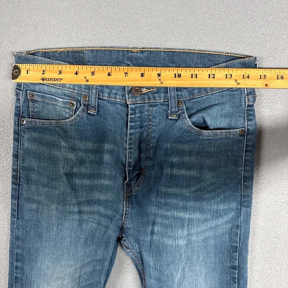 Levis Jeans Mens 30x30 (Fits 29x28) Blue 510 Skinny Stretch Denim Cowboy Western